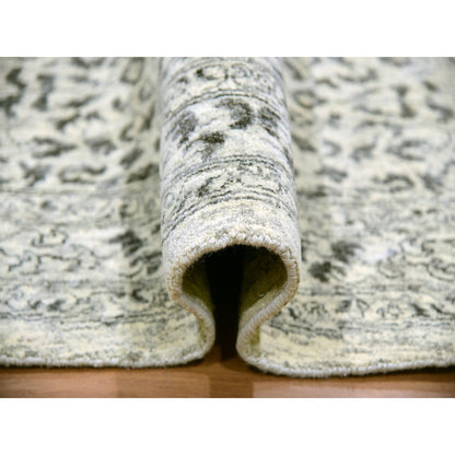 Mamluk Wool Hand Knotted Rug Ivory Ivory 11.10X11.10 -O079985