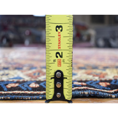 Kazak Wool Hand Knotted Rug Brown Ivory 3.9X4.8 -O080138