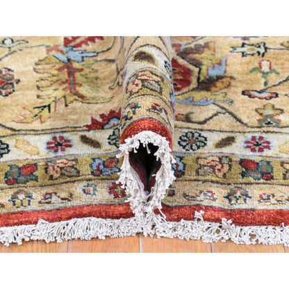 Heriz Wool Hand Knotted Rug Red Rust Red 11.9X14.10 -O080222
