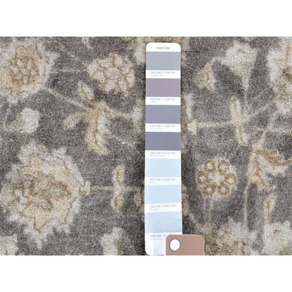 Persian Wool Hand Knotted Rug Grey Gray 12.5X19.4 -O080226