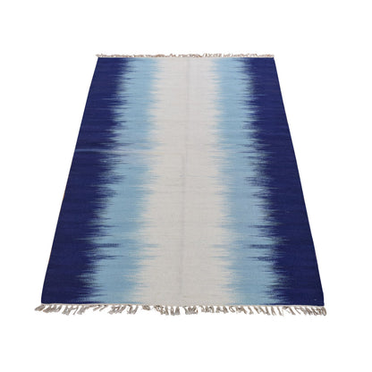 Fine Oriental Wool Hand Woven Rug Ivory No Border 4.0X6.0 -O080287