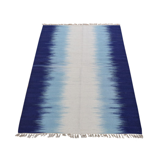 Fine Oriental Wool Hand Woven Rug Ivory No Border 4.0X6.0 -O080287