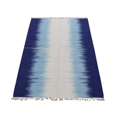 Fine Oriental Wool Hand Woven Rug Ivory No Border 4.0X6.0 -O080287