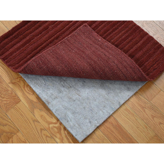 Modern and Contemporary Wool Hand Loomed Rug Red No Border 2.1X2.1 -O080369