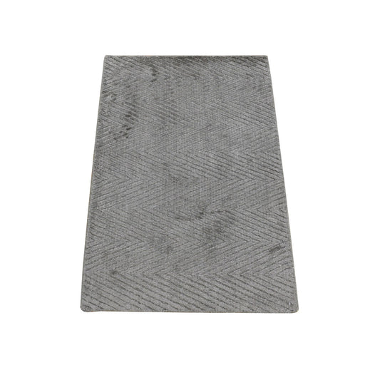 Modern and Contemporary Silk Hand Loomed Rug Beige No Border 2.0X3.1 -O080373