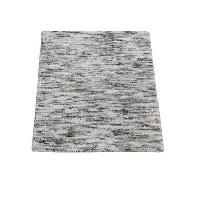 Modern and Contemporary Wool & Silk Hand Loomed Rug Brown No Border 1.9X2.1 -O080398