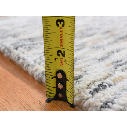 Modern and Contemporary Wool & Silk Hand Loomed Rug Brown No Border 1.9X2.1 -O080398