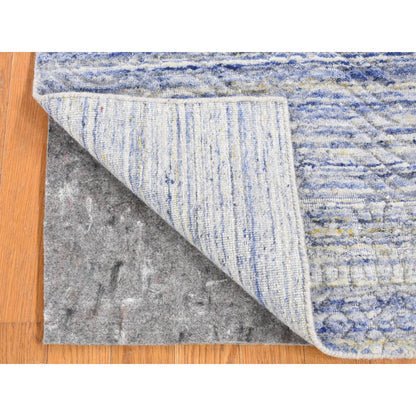 Modern and Contemporary Wool Hand Loomed Rug Ivory No Border 2.0X2.0 -O080407