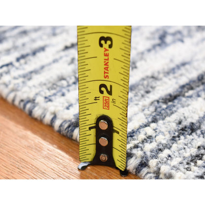 Modern and Contemporary Wool & Silk Hand Knotted Rug Ivory No Border 1.10X2.0 -O080470