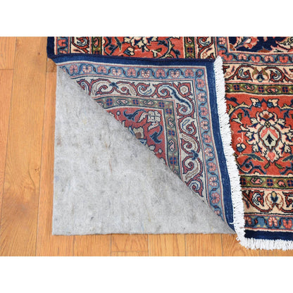 Persian Wool Hand Knotted Rug Blue Red 9.2X12.0 -O080528