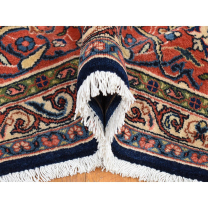 Persian Wool Hand Knotted Rug Blue Red 9.2X12.0 -O080528