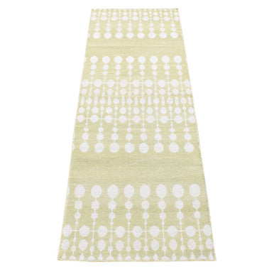 Flat Weave Wool Hand Woven Rug Green No Border 2.8X8.0 -O080538