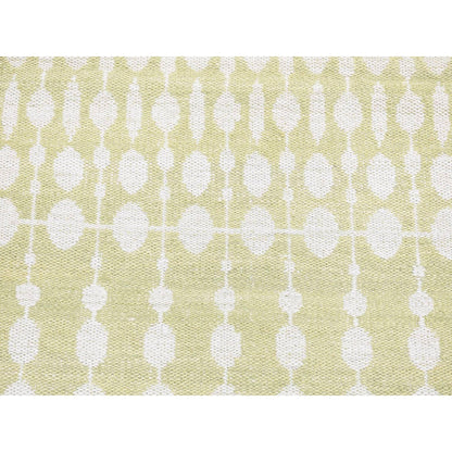 Flat Weave Wool Hand Woven Rug Green No Border 2.8X8.0 -O080538