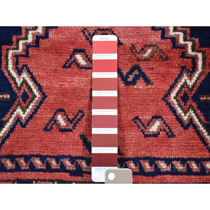 Persian Wool Hand Knotted Rug Red Ivory 5.5X7.0 -O080570