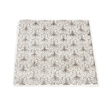Modern and Contemporary Wool & Silk Hand Knotted Rug Ivory No Border 2.0X2.1 -O080608