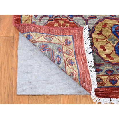 Mamluk Wool Hand Knotted Rug Red Silver 10.0X14.3 -O080641