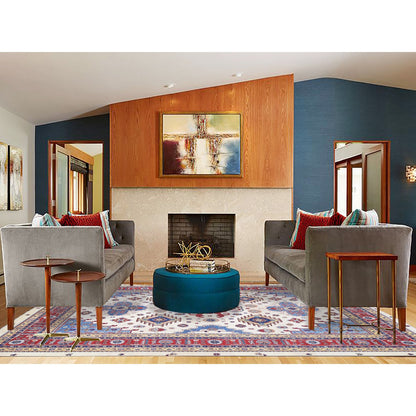 Kazak Wool Hand Knotted Rug Ivory Red 10.0X13.3 -O080649