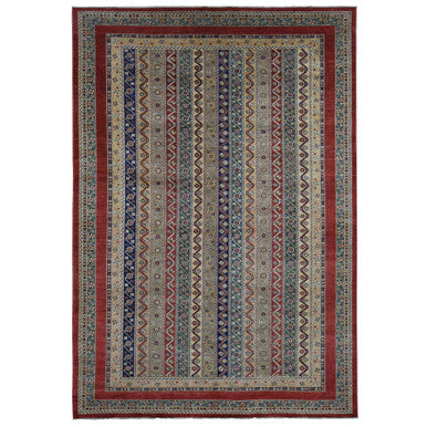 Kazak Wool Hand Knotted Rug Red Red 10.0X13.9 -O080721