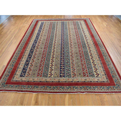 Kazak Wool Hand Knotted Rug Red Red 10.0X13.9 -O080721