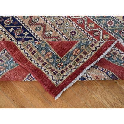 Kazak Wool Hand Knotted Rug Red Red 10.0X13.9 -O080721