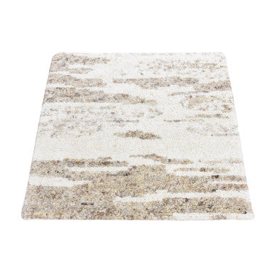 Modern and Contemporary Wool Hand Knotted Rug Beige 3.0x3.0 -O080752