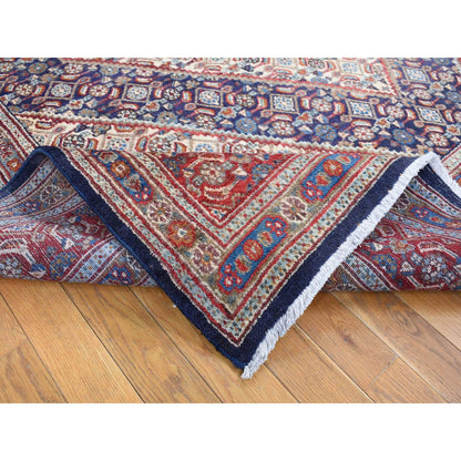 Persian Wool Hand Knotted Rug Red Cordovan Red 7.9X10.10 -O080778