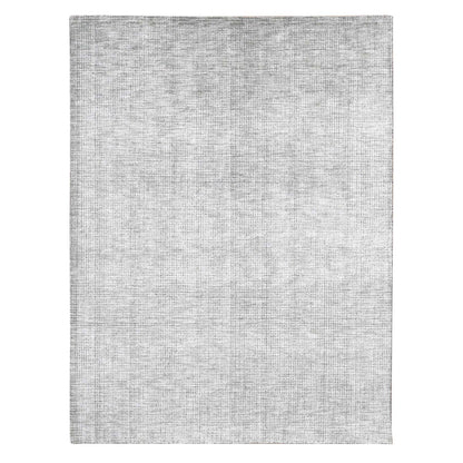 Modern and Contemporary Wool & Silk Hand Loomed Rug Green No Border 9.1X12.1 -O080812