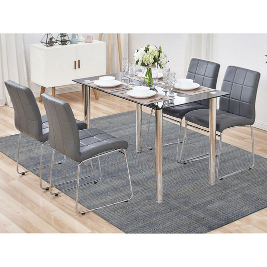 Modern and Contemporary Wool & Silk Hand Knotted Rug Blue No Border 8.0X10.0 -O080827