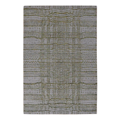 Modern and Contemporary Wool & Silk Hand Loomed Rug Grey No Border 6.0X8.9 -O080968