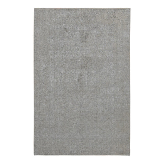 Modern and Contemporary Wool & Art Silk Hand Loomed Rug Grey No Border 5.9X9.0 -O080977