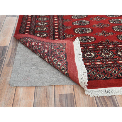 Tribal & Geometric Wool Hand Knotted Rug Red Rich Red 8.1X9.9 -O082434