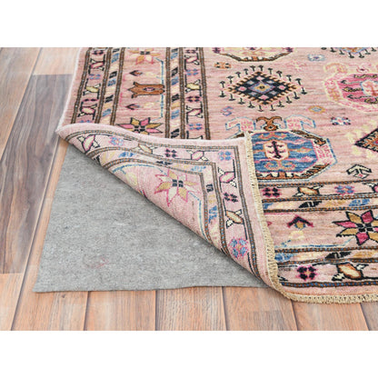 Kazak Wool Hand Knotted Rug Pink Pink 6.0X8.9 -O082452