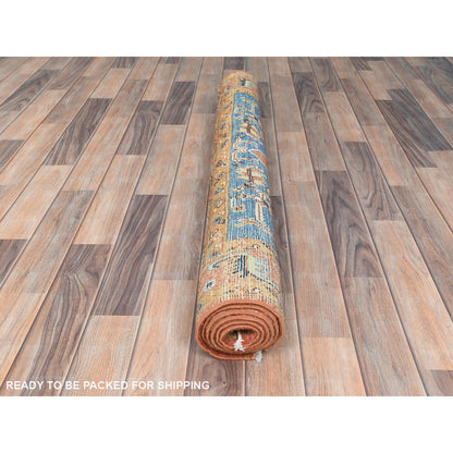 Heriz Wool Hand Knotted Rug Red Red 4.1X5.9 -O082502