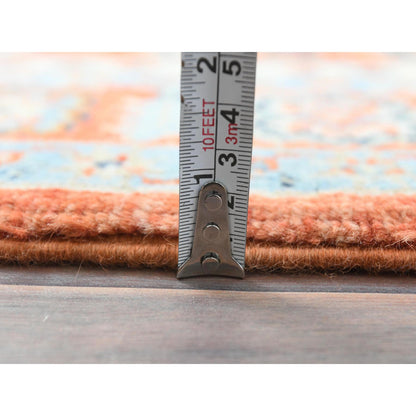 Heriz Wool Hand Knotted Rug Red Red 4.0X5.7 -O082505