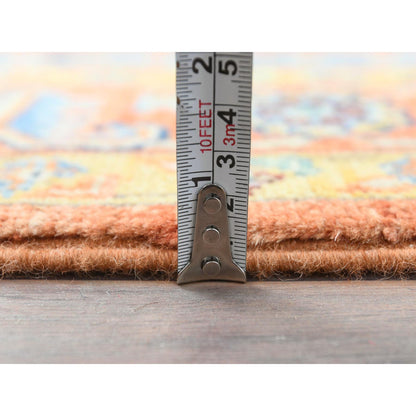 Heriz Wool Hand Knotted Rug Red Red 4.1X5.9 -O082506