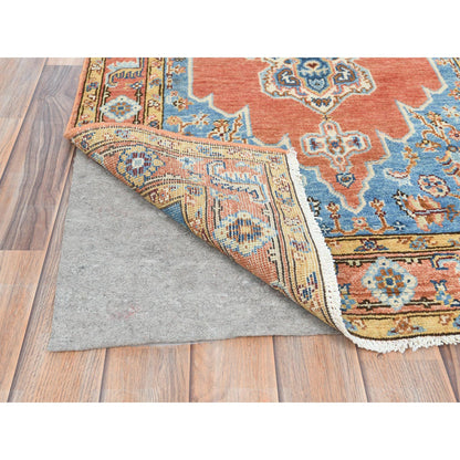 Heriz Wool Hand Knotted Rug Red Red 3.0X5.0 -O082512