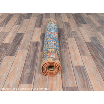 Heriz Wool Hand Knotted Rug Red Red 3.0X5.0 -O082512