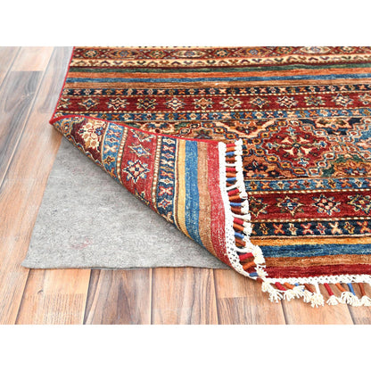 Kazak Wool Hand Knotted Rug Red No Border 8.8X12.0 -O082685