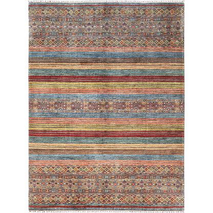 Kazak Wool Hand Knotted Rug Red No Border 9.10X13.2 -O082687