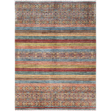 Kazak Wool Hand Knotted Rug Red No Border 9.10X13.2 -O082687