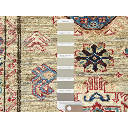 Kazak Wool Hand Knotted Rug Brown Brown 2.7X7.9 -O082730