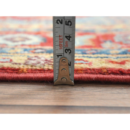 Heriz Wool Hand Knotted Rug Red Red 4.0X5.9 -O082826