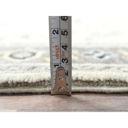 Heriz Wool Hand Knotted Rug Grey Gray 2.10X4.10 -O082918
