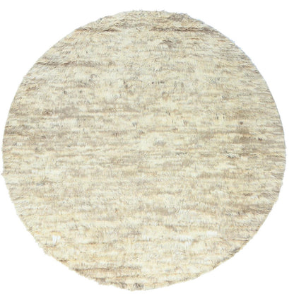 Tribal & Geometric Wool Hand Knotted Rug Ivory No Border 9.10X10.0 -O082985