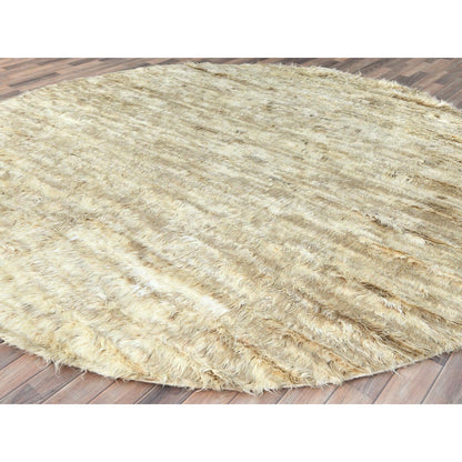 Tribal & Geometric Wool Hand Knotted Rug Ivory No Border 9.10X10.0 -O082985