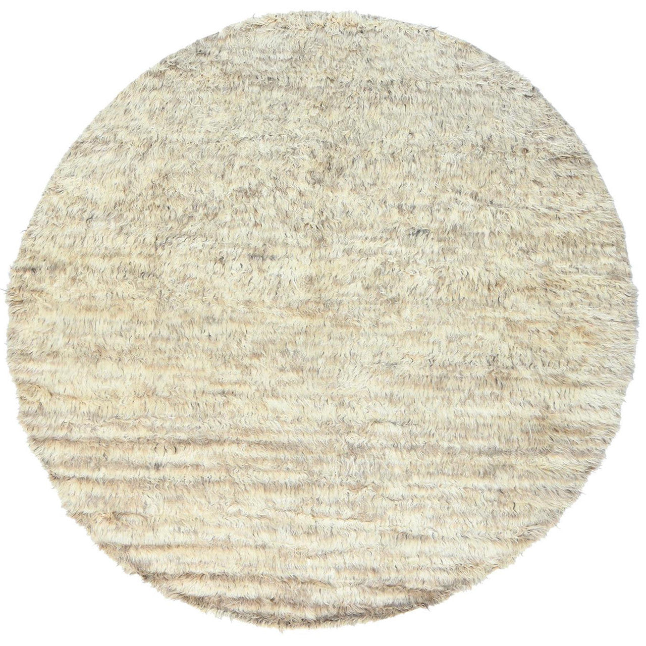 Ivory 10'1" x 10'0" Tribal & Geometric Hand knotted Wool Rug - Sku: O082986