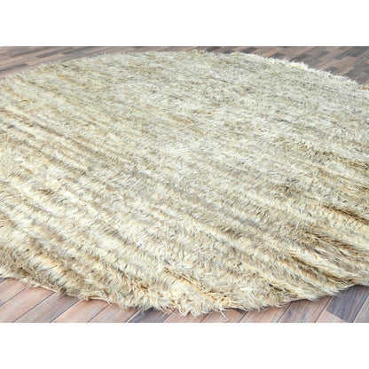 Tribal & Geometric Wool Hand Knotted Rug Ivory No Border 10.1X10.0 -O082986