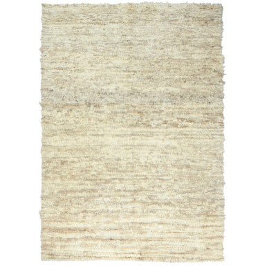Tribal & Geometric Wool Hand Knotted Rug Ivory No Border 12.4X18.1 -O082987