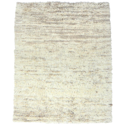 Tribal & Geometric Wool Hand Knotted Rug Ivory No Border 8.1X10.1 -O082988
