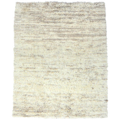 Tribal & Geometric Wool Hand Knotted Rug Ivory No Border 8.1X10.1 -O082988